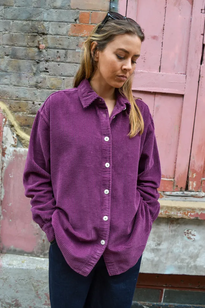 American Vintage Padow Purple Shirt