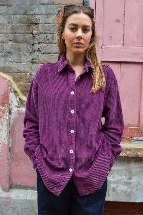 American Vintage Padow Purple Shirt