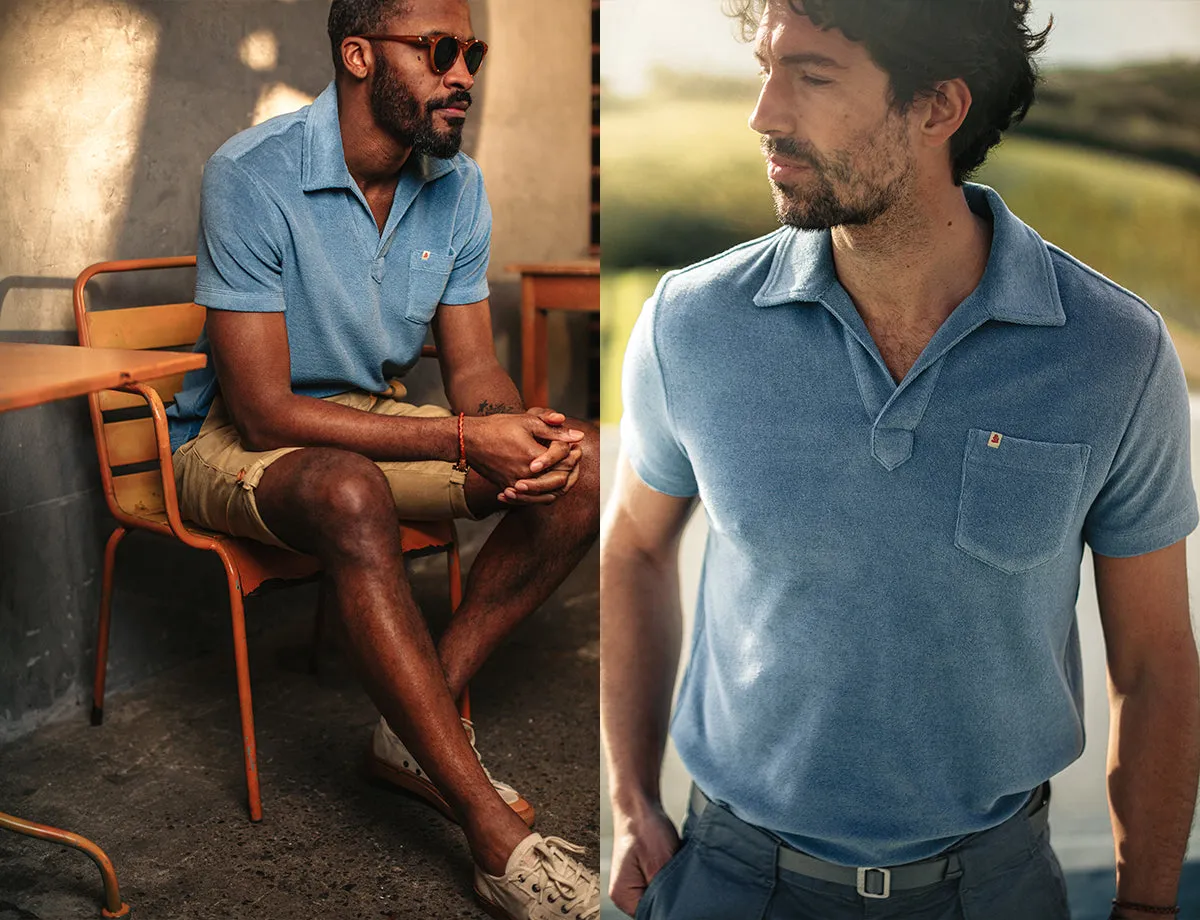 &SONS Solar Polo Dust Blue