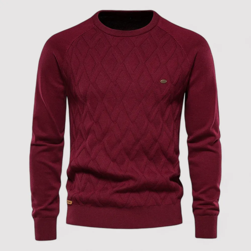 Ancien | Knitted Oxford Men's Sweater