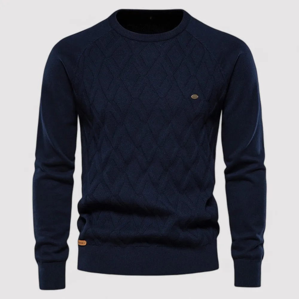 Ancien | Knitted Oxford Men's Sweater