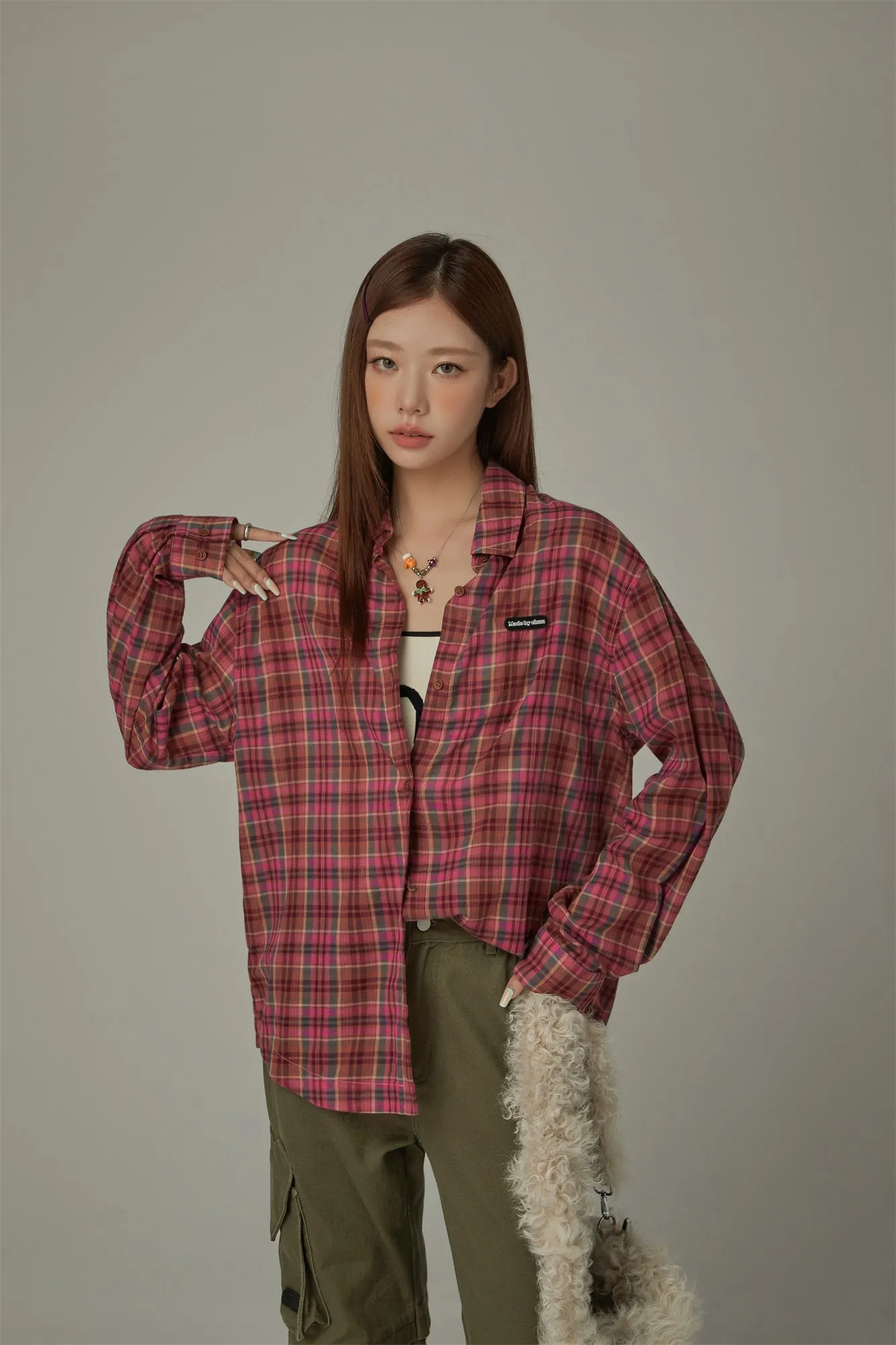 Checked Loose Fit Shirt