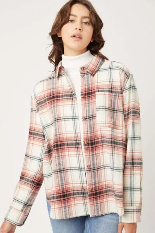 Classic Plaid Flannel Shirt