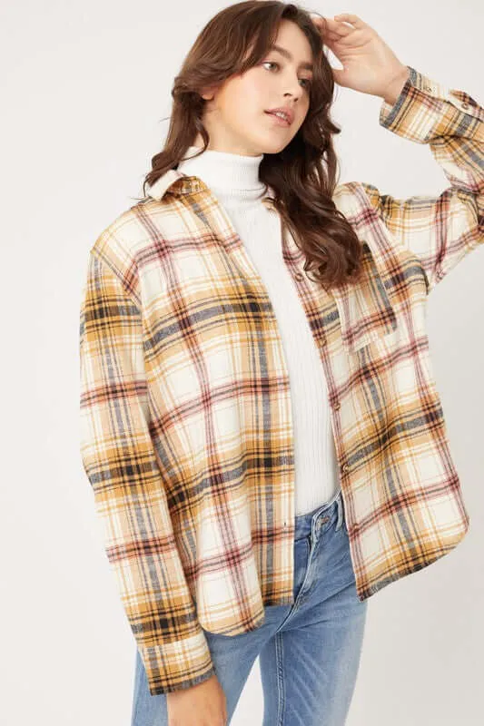 Classic Plaid Flannel Shirt