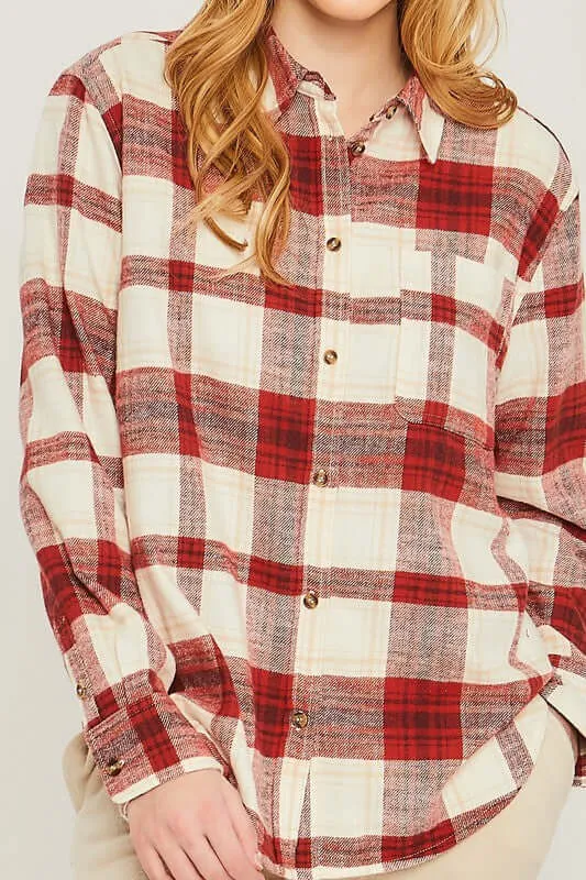 Classic Plaid Flannel Shirt