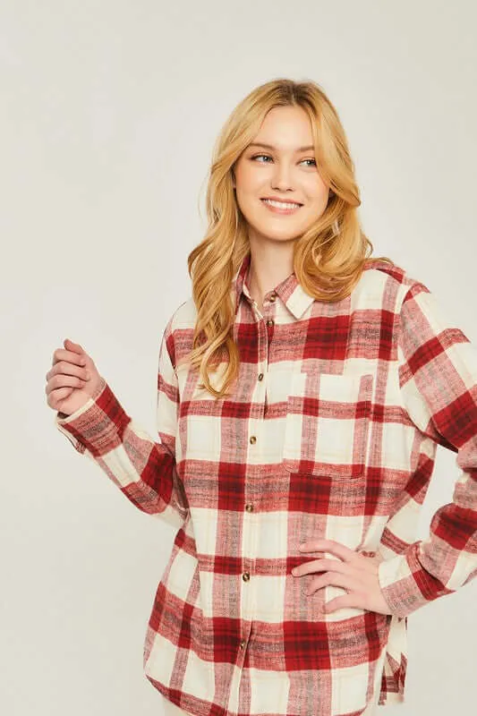 Classic Plaid Flannel Shirt