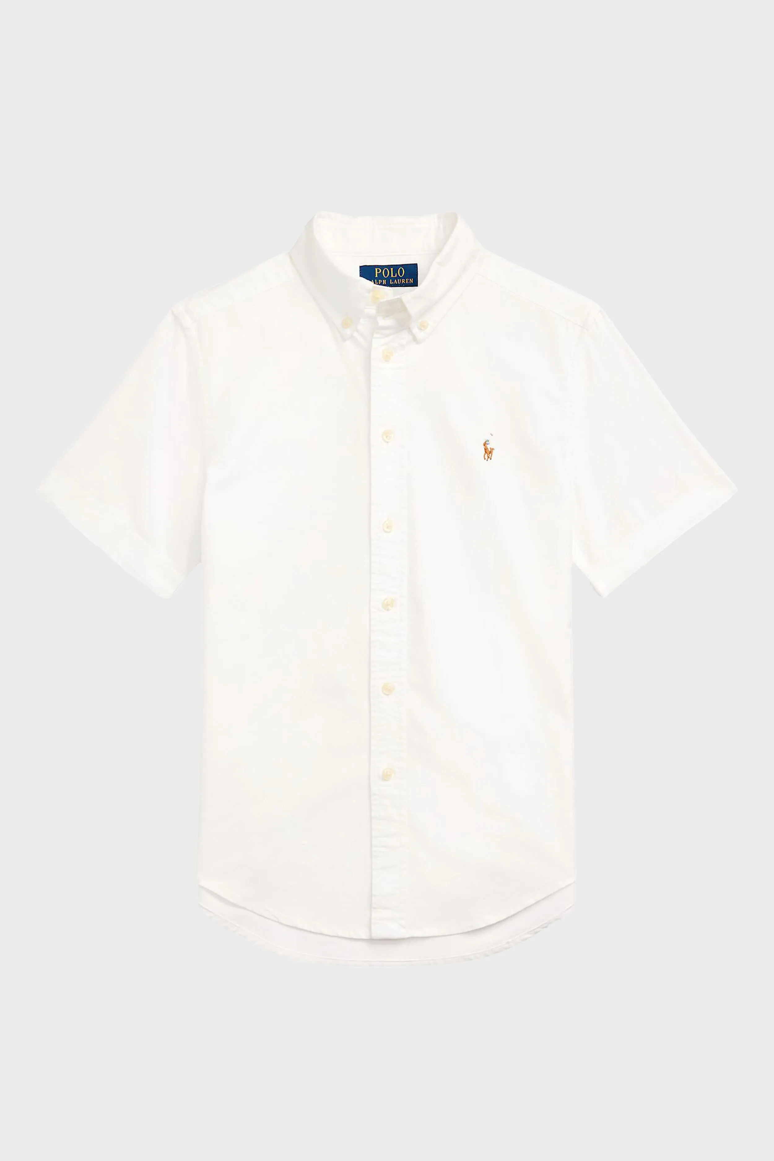 Cotton Oxford Short-Sleeve Shirt