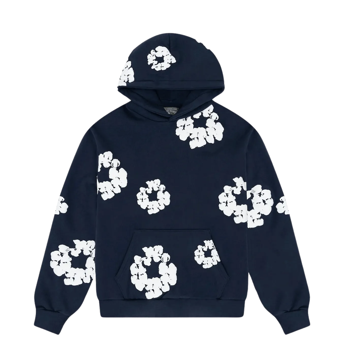 Denim Tears The Cotton Wreath Hooded Sweatshirt 'Navy'