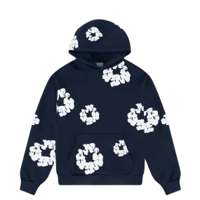 Denim Tears The Cotton Wreath Hooded Sweatshirt 'Navy'