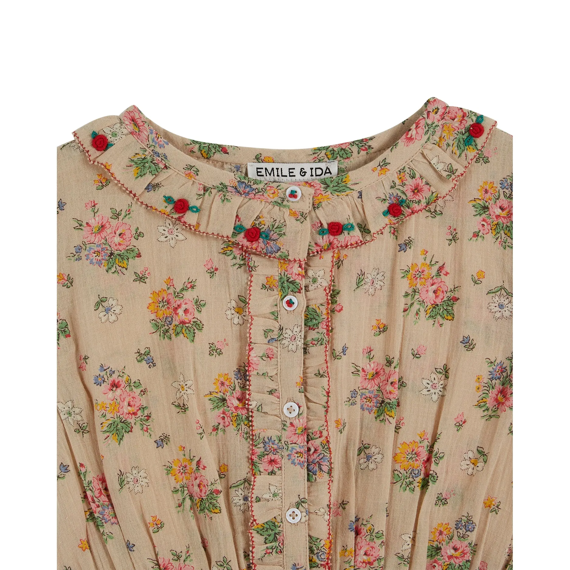 Emile et Ida Blouse Fleurs Vintage Vintage Floral