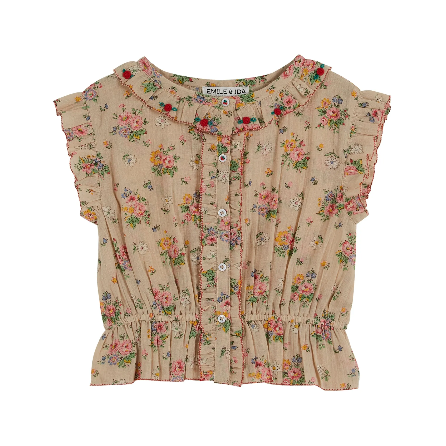 Emile et Ida Blouse Fleurs Vintage Vintage Floral