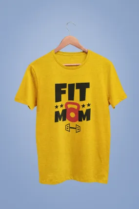 Fit Mom Yellow Tshirt