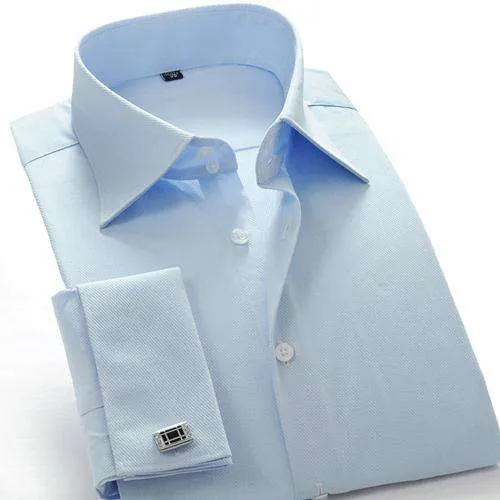 French Cuff Long Sleeve High Quality Shirt With Cufflinks