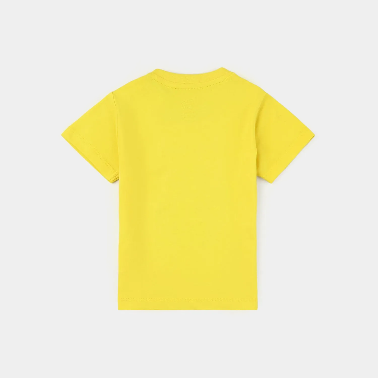 Infant Boys Cotton Jersey T-Shirt Jungle Friends-B.Yellow