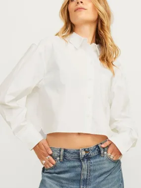 Jamie Crop Buttondown Shirt