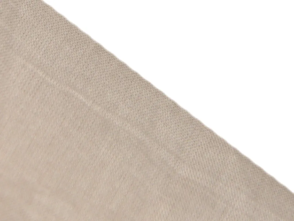 Light Cream Plain Poly Cotton Voile Fabric (Wholesale)