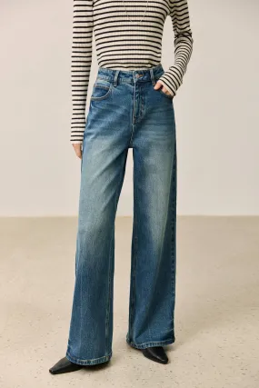 LILY Vintage Versatile Wide-Leg Jeans