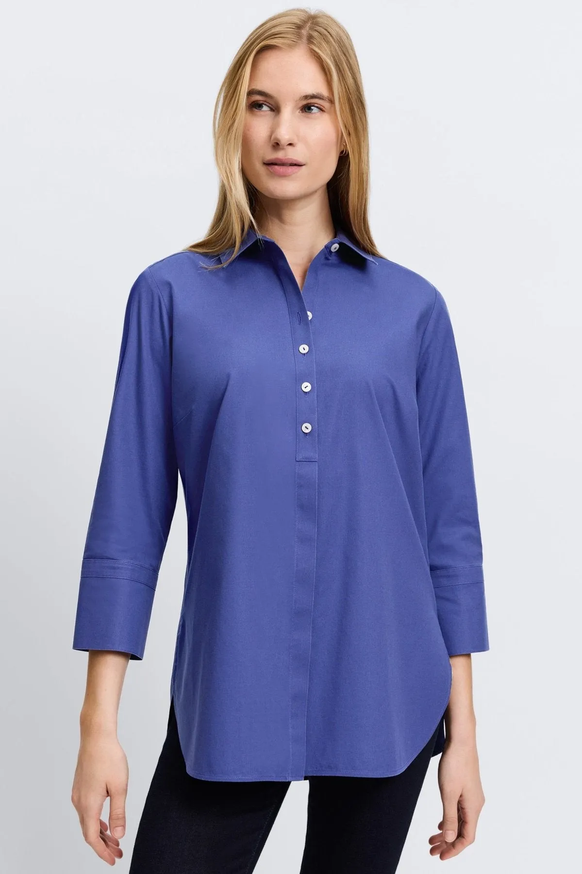 Madison Essential Pinpoint No Iron Tunic