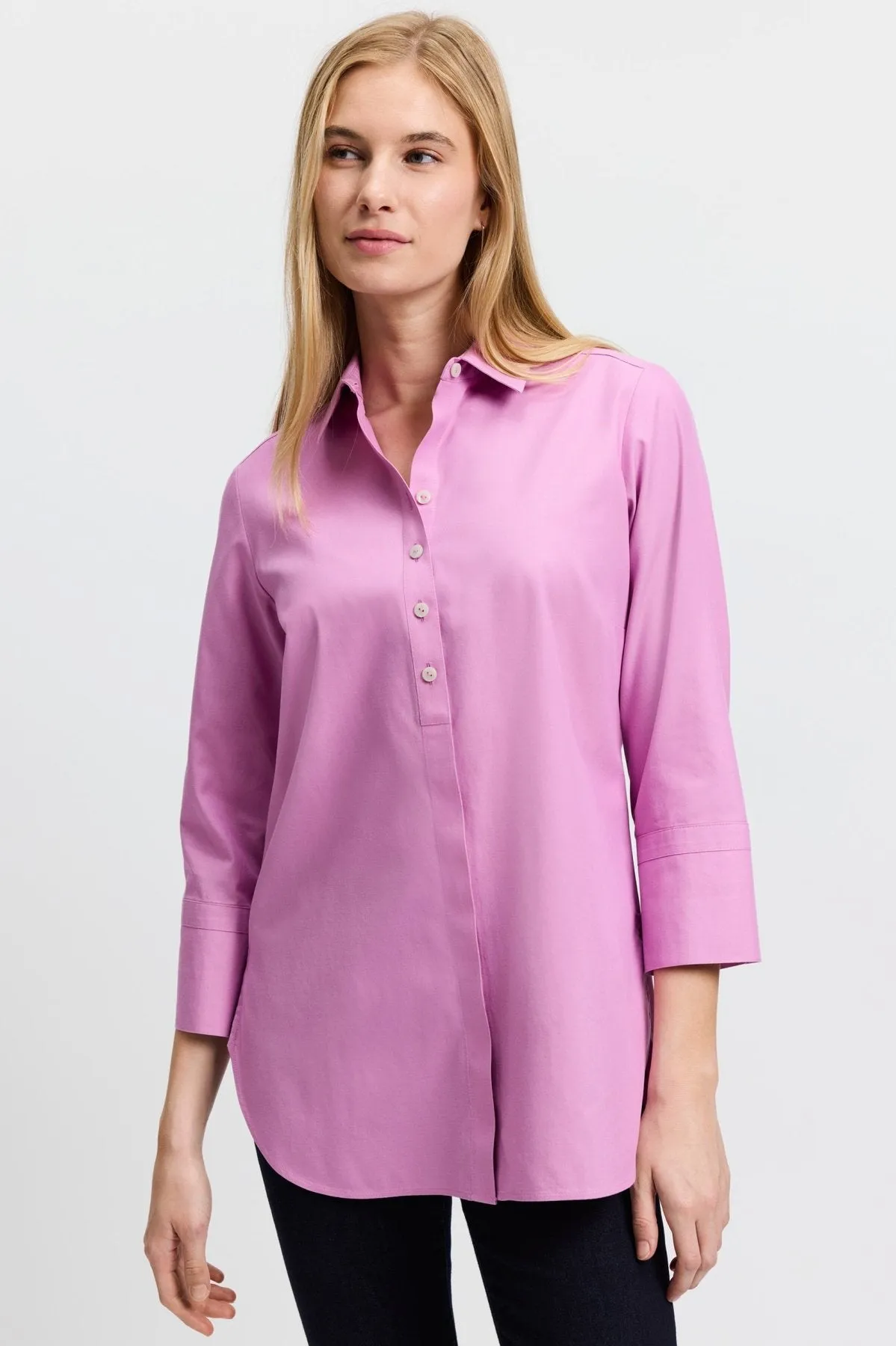 Madison Essential Pinpoint No Iron Tunic