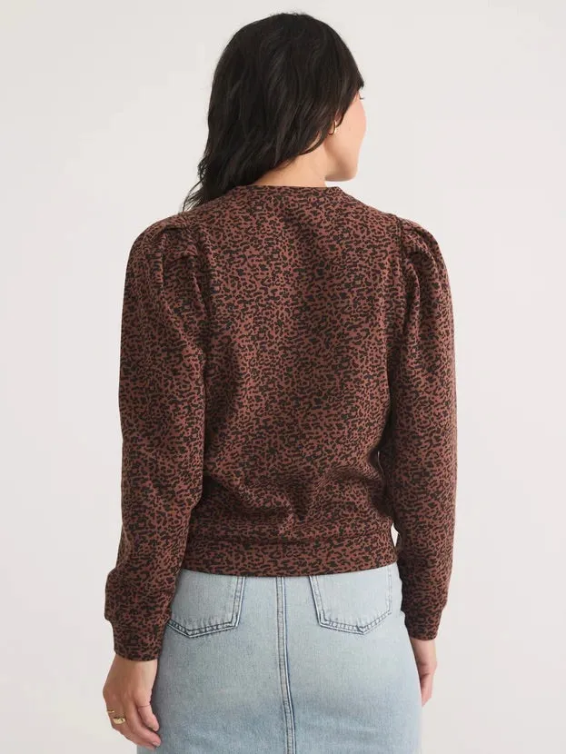 {Marine Layer} Enya Puff Sleeve Sweatshirt