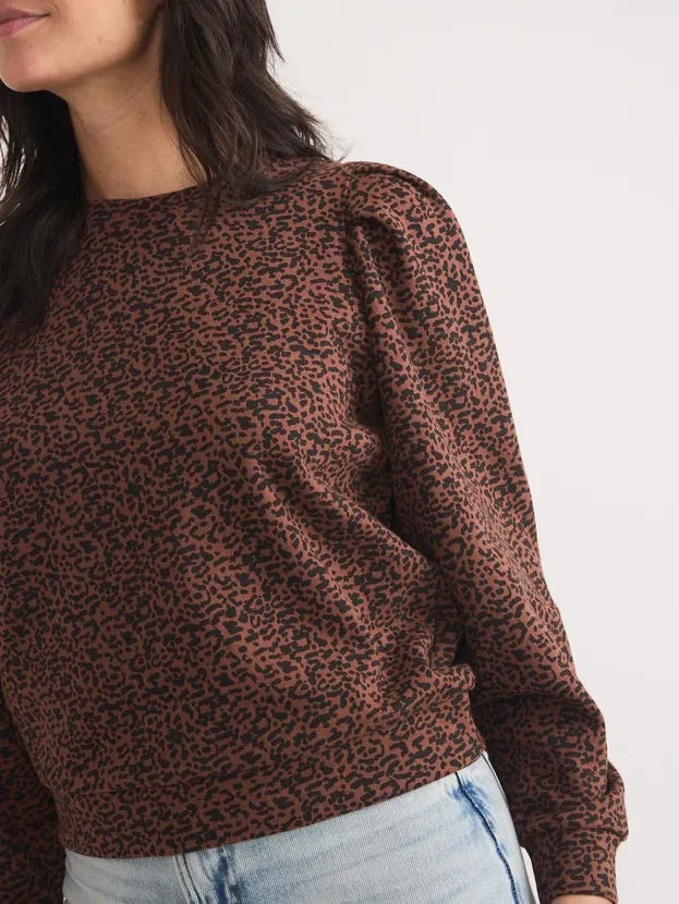 {Marine Layer} Enya Puff Sleeve Sweatshirt