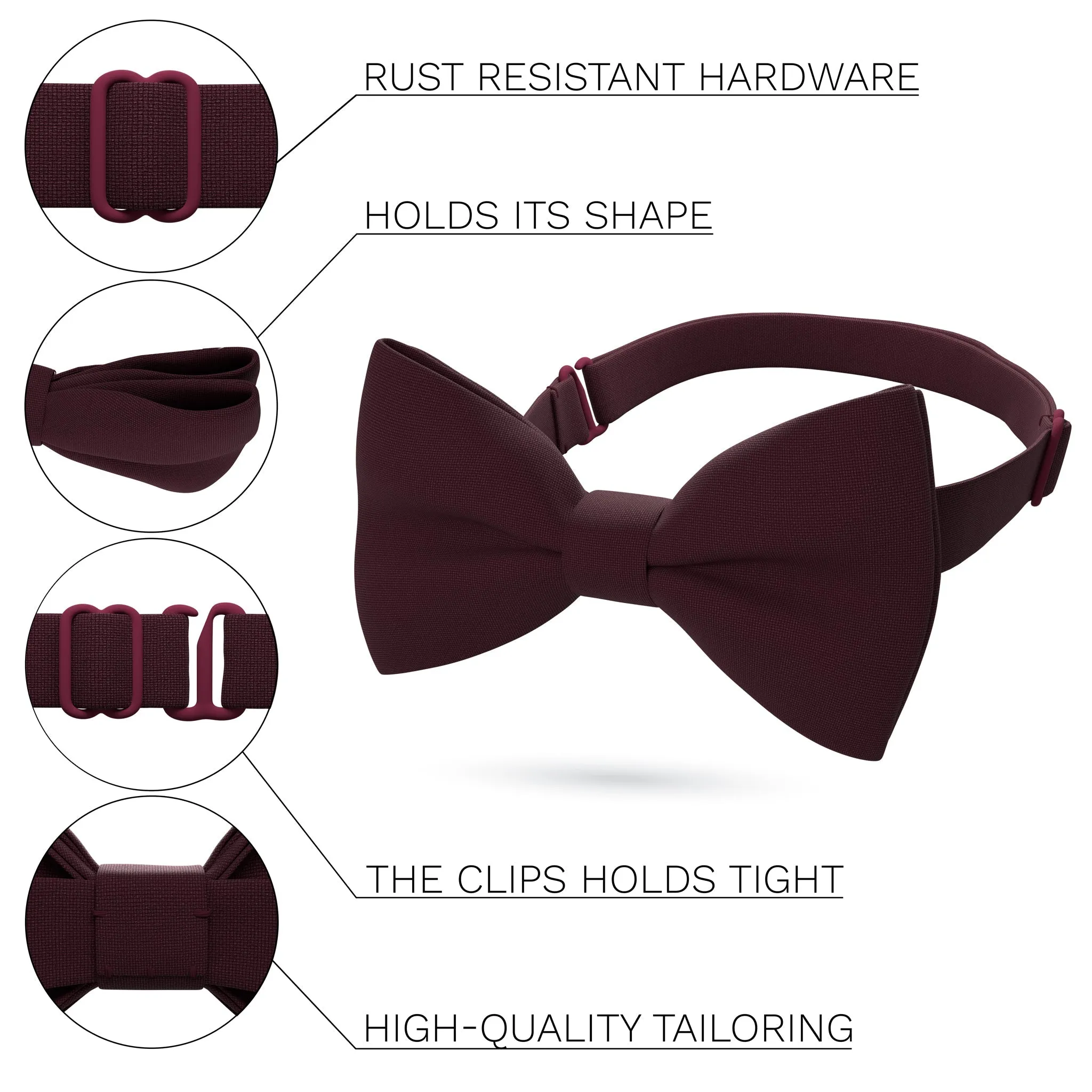 Marsala Bow Tie