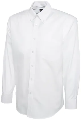 Mens Pinpoint Oxford Full Sleeve Shirt | White