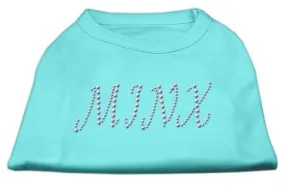 Minx Rhinestone Shirts Aqua XS (8)