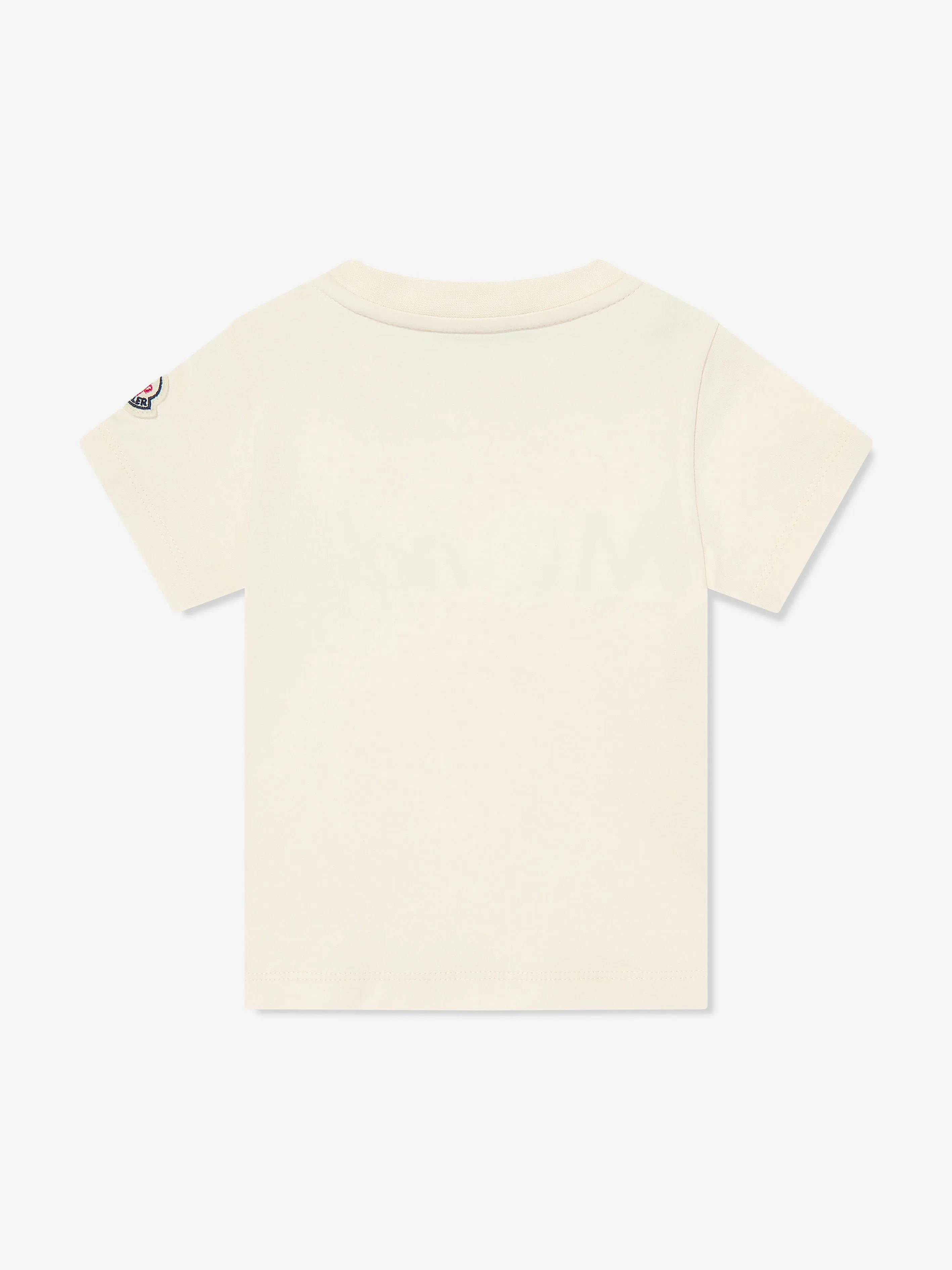 Moncler Enfant Baby Girls Logo T-Shirt in Ivory