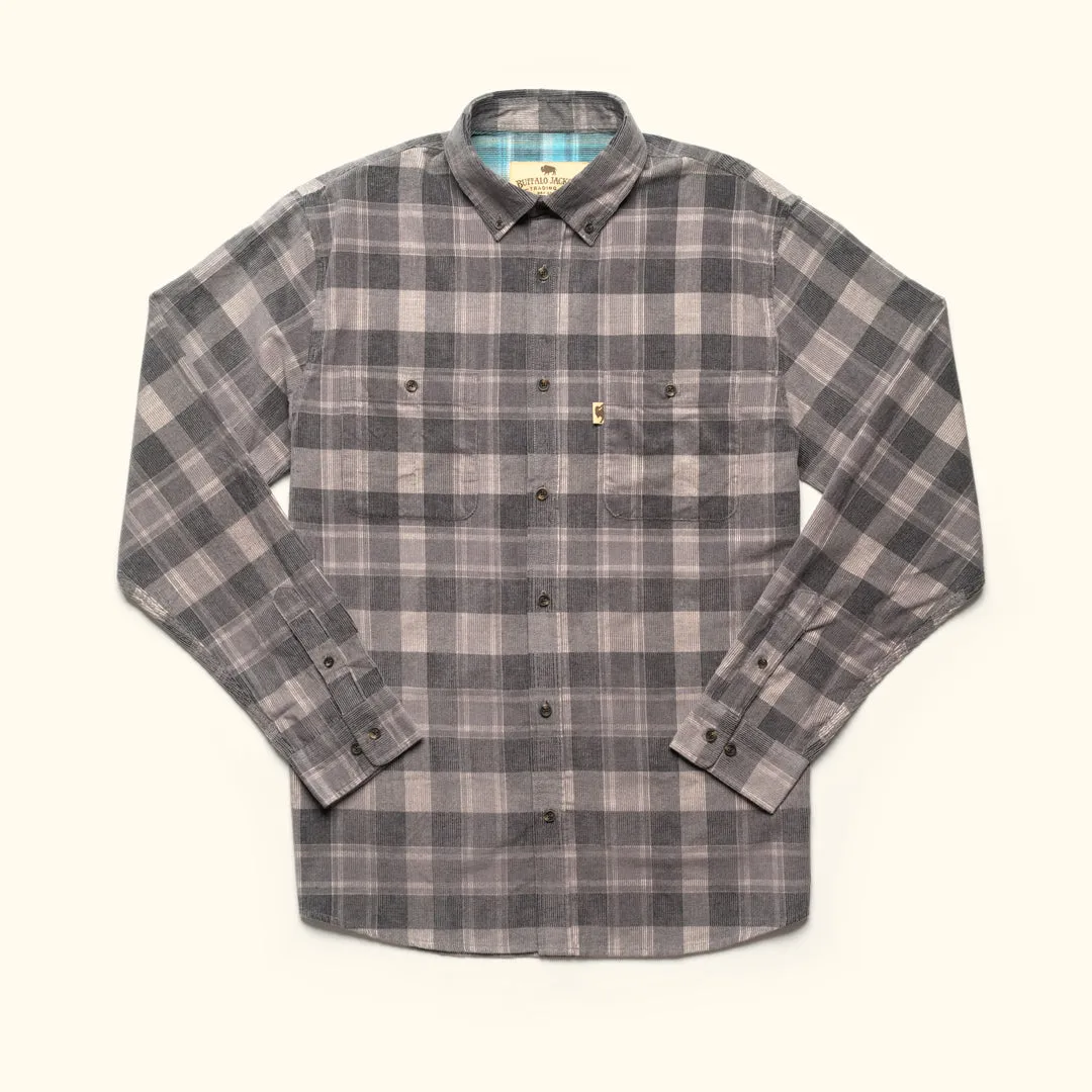 Montana Corduroy Shirt | Wash Gray