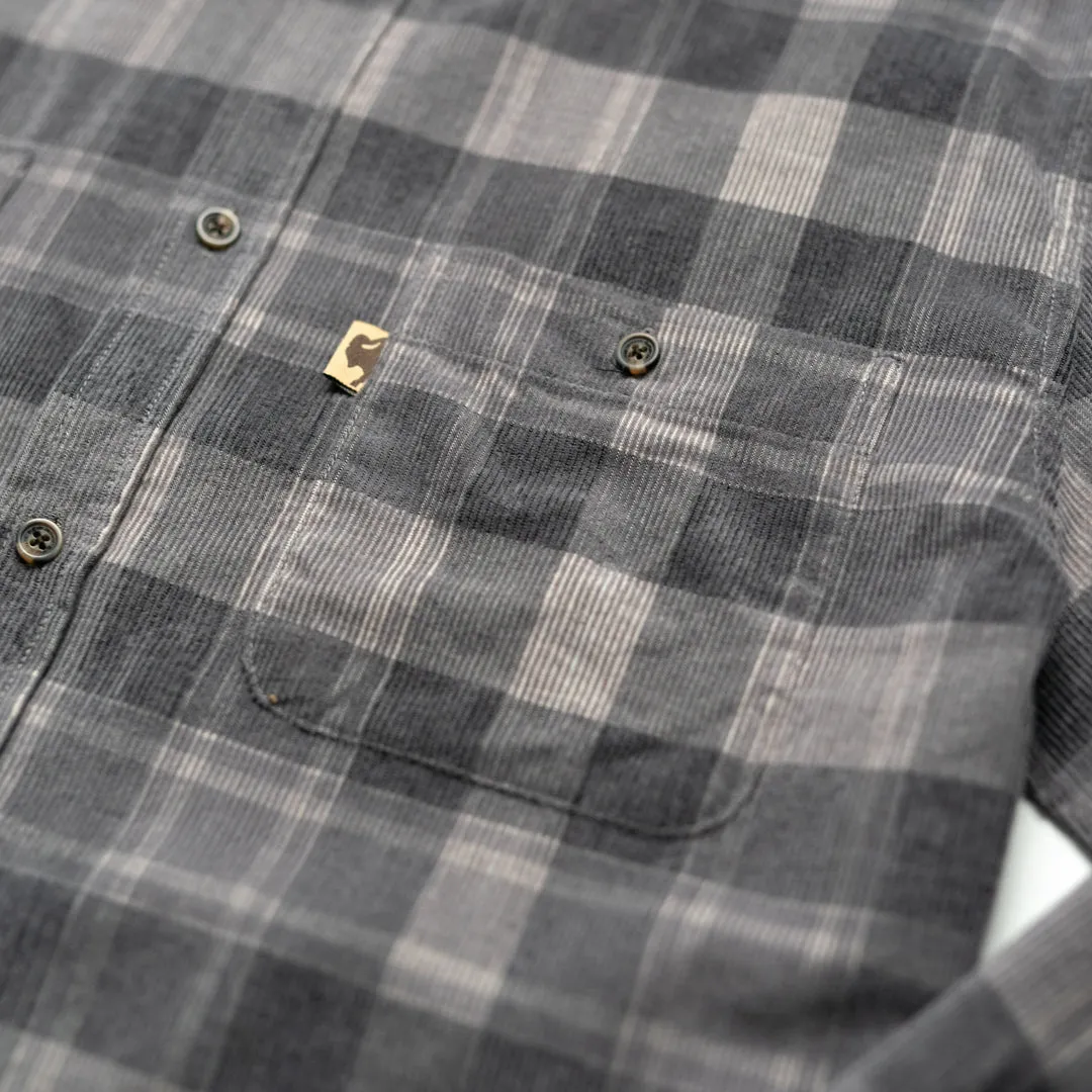 Montana Corduroy Shirt | Wash Gray