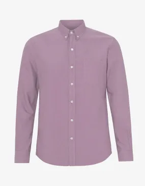 Organic Button Down Shirt - Pearly Purple