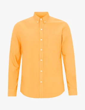 Organic Button Down Shirt - Sandstone Orange