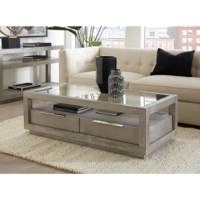 Oxford Two-Drawer Coffee Table in Mineral