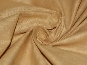 Precut Of 0.9 Meters Of Khakhi Premium Linen 60 Lea Fabric