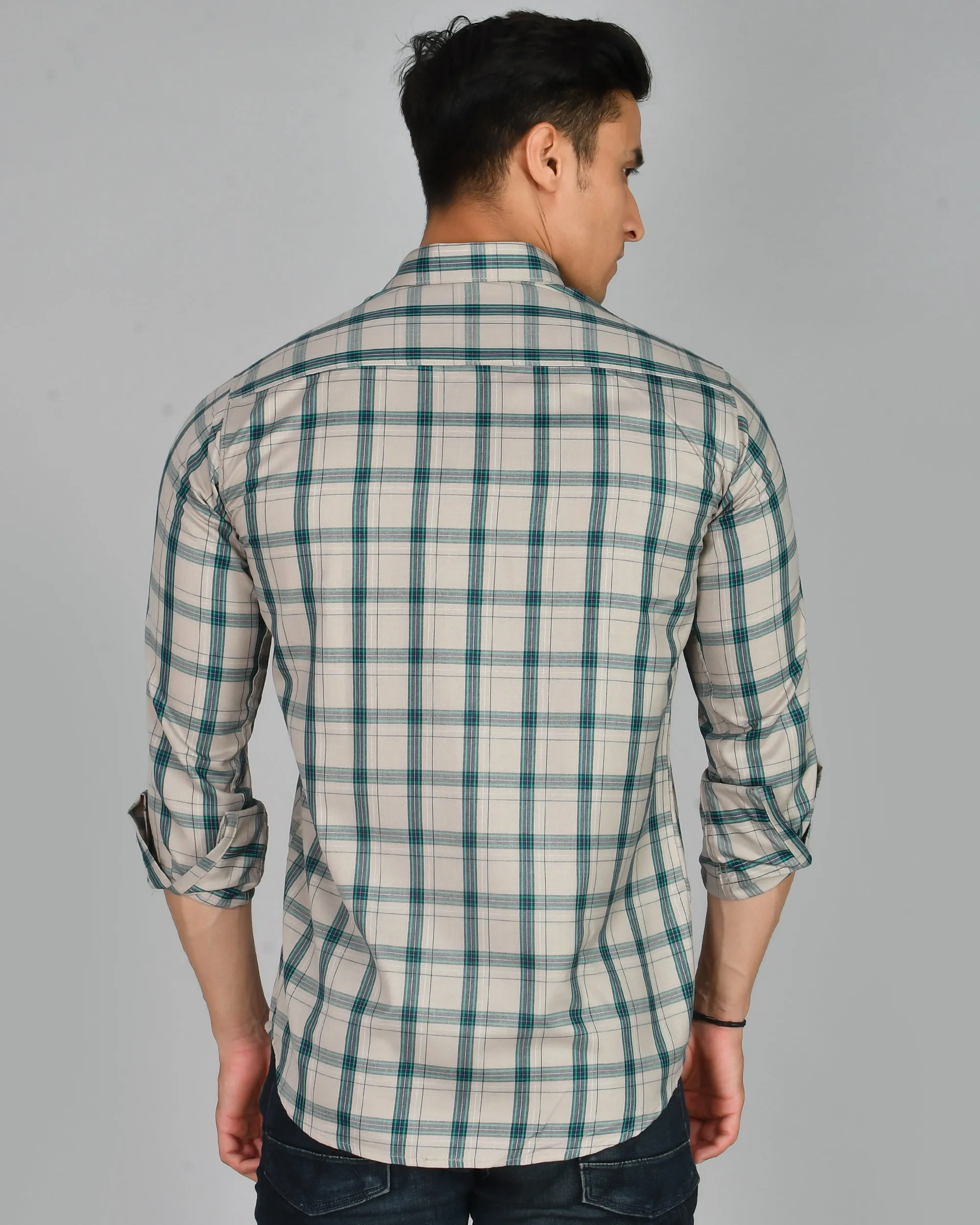 Premium Cotton Check Men’s Shirt