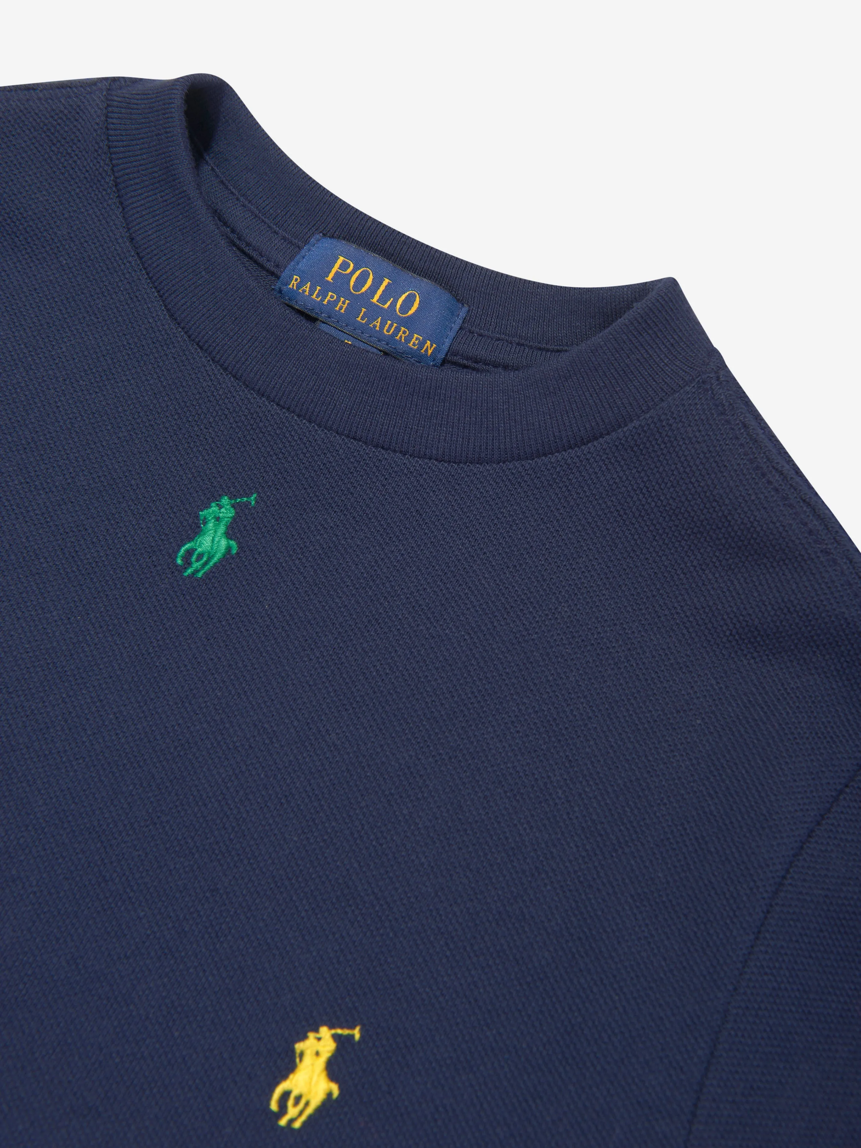 Ralph Lauren Boys Multic Logo T-Shirt in Navy