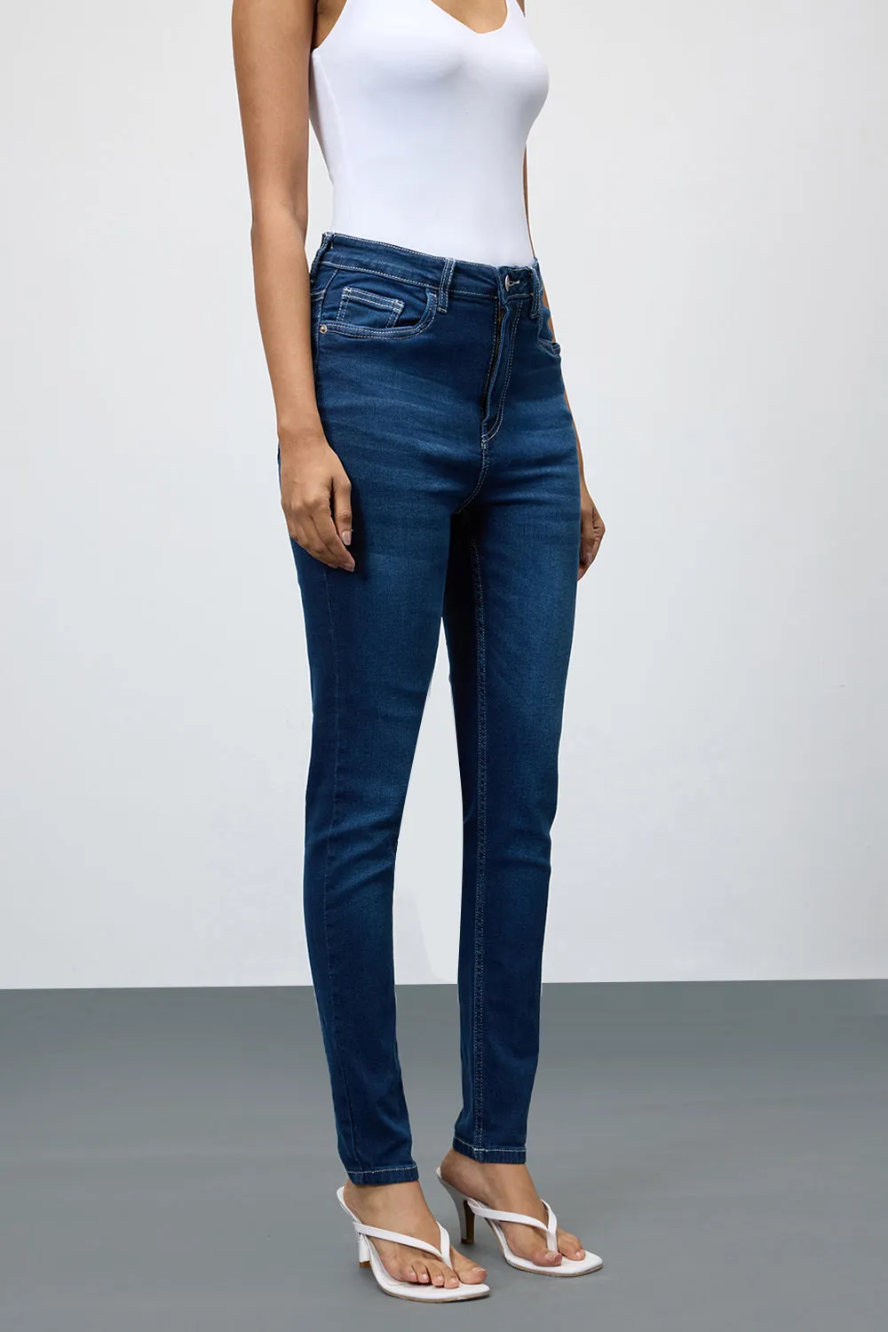 Slim Dusk Dark Blue Skinny Leg Jeans