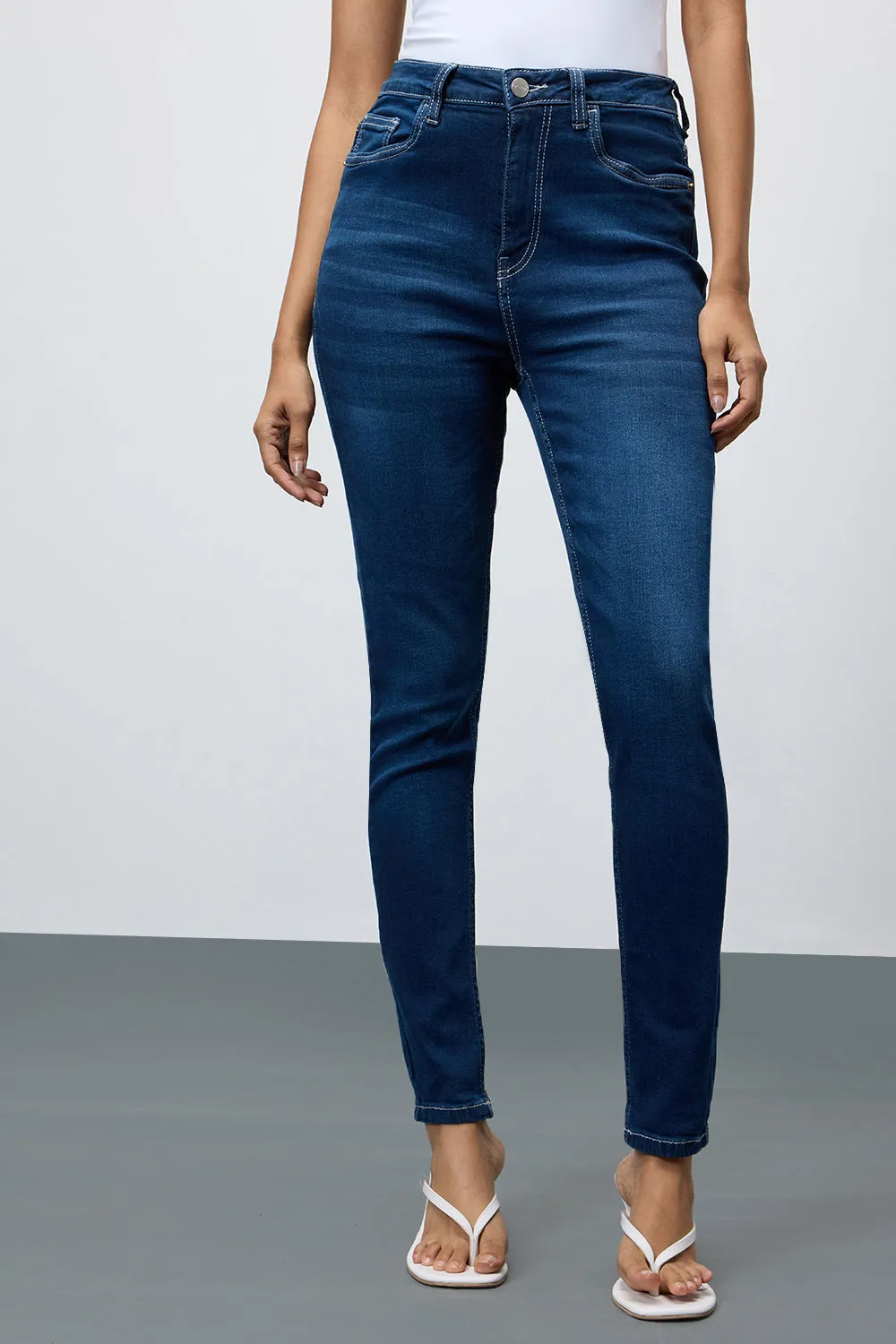 Slim Dusk Dark Blue Skinny Leg Jeans