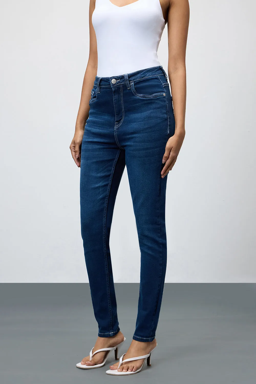 Slim Dusk Dark Blue Skinny Leg Jeans