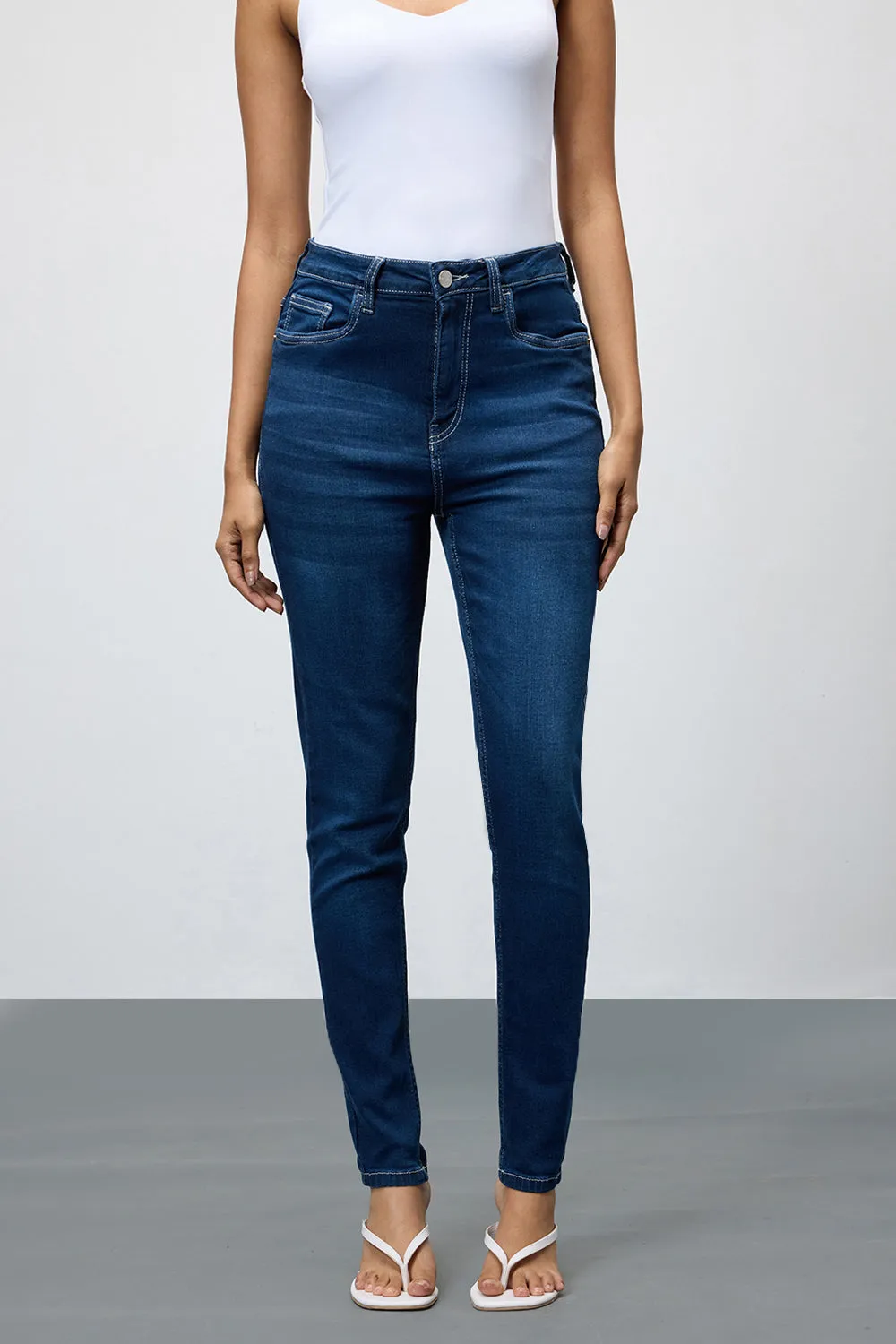 Slim Dusk Dark Blue Skinny Leg Jeans