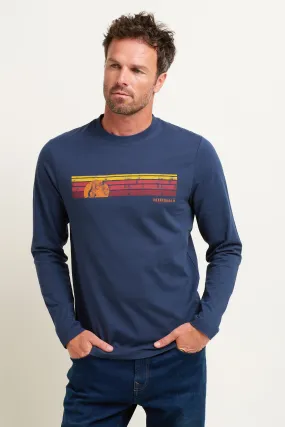 Sunset Stripe Long Sleeve Tee