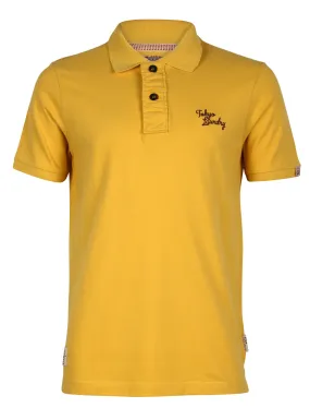 Tokyo Laundry Sophomore Yellow Polo Shirt