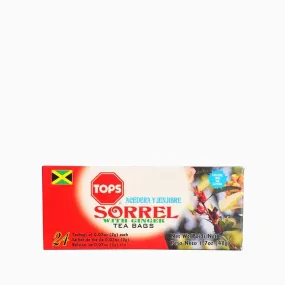 Tops Sorrel with Ginger Tea Bags