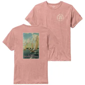 Victory Falls Summer Sail Anchor Tee  - Heather Dusty Rose