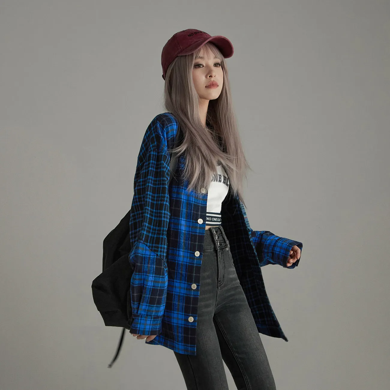 Vintage Check Loose Fit Shirt