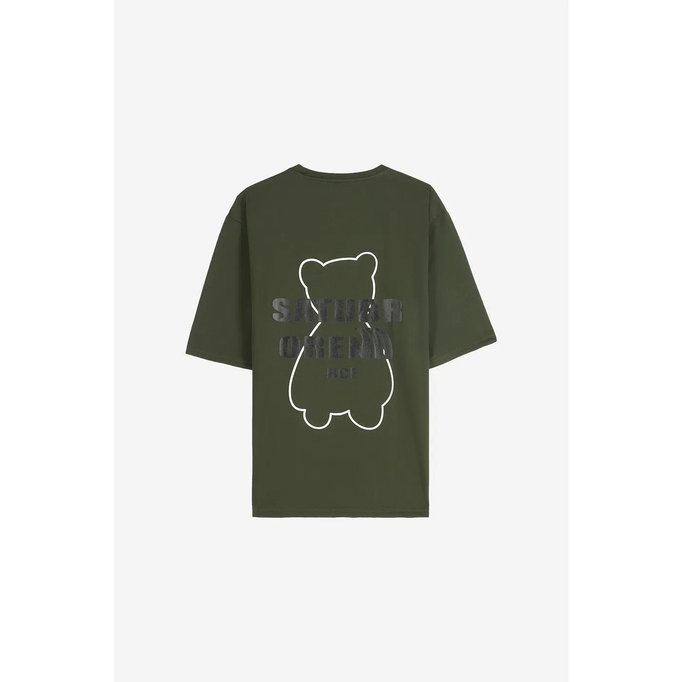 Whatever Graphic Green Oversized Tshirt