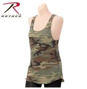 Womens Camo Racerback Tank Top