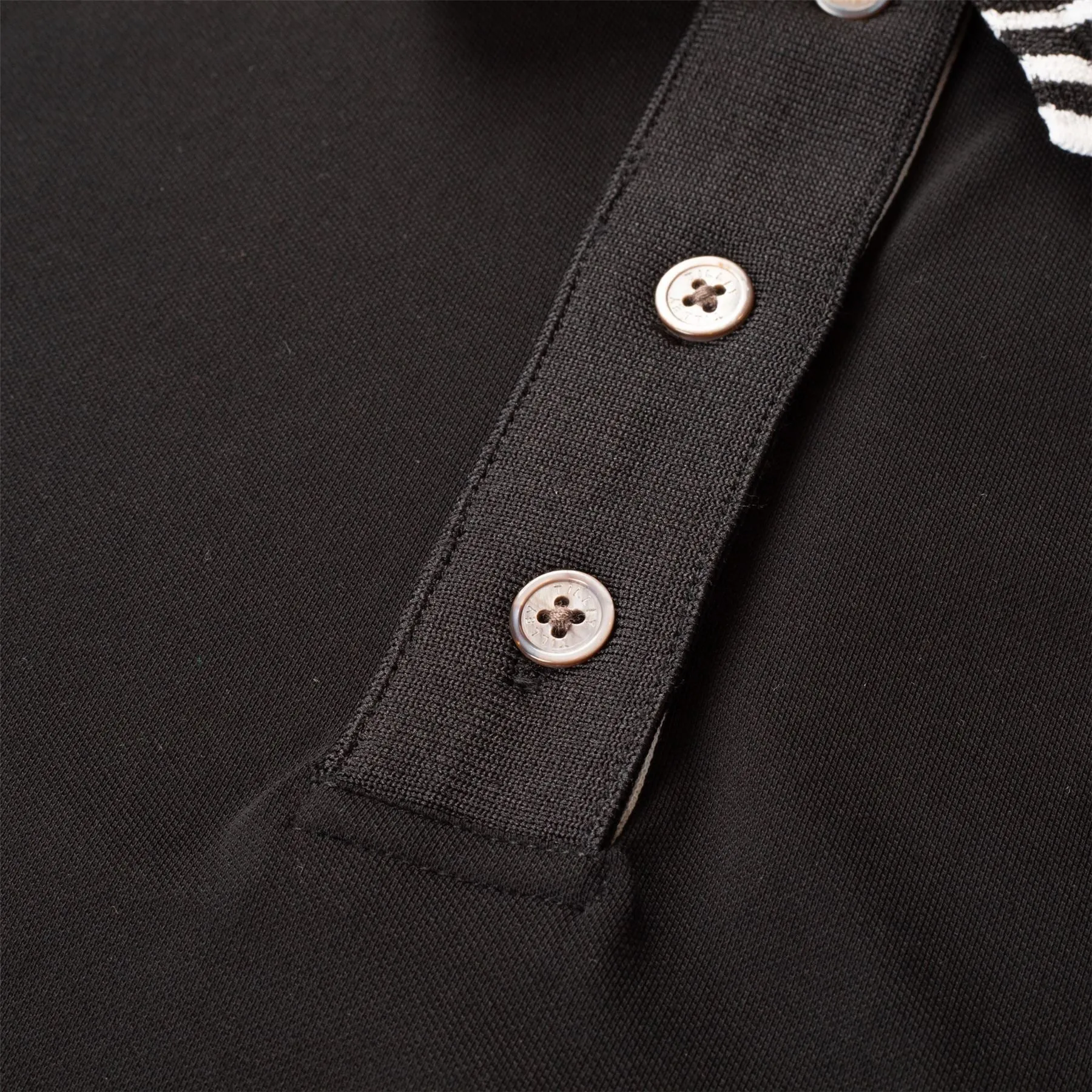 Womens Team Polo Black - AW24