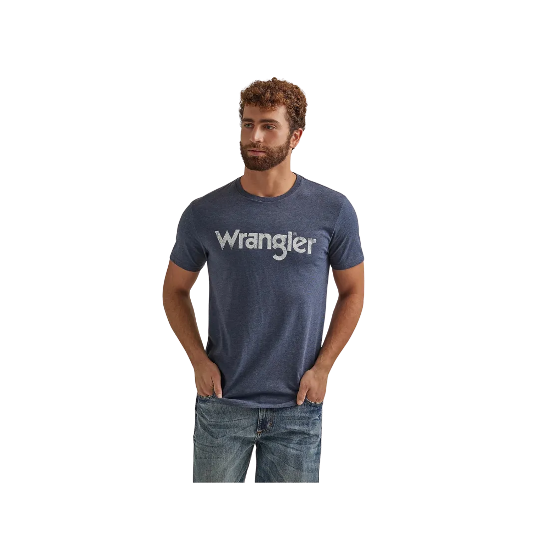 Wrangler Men's Year Navy T Shirt